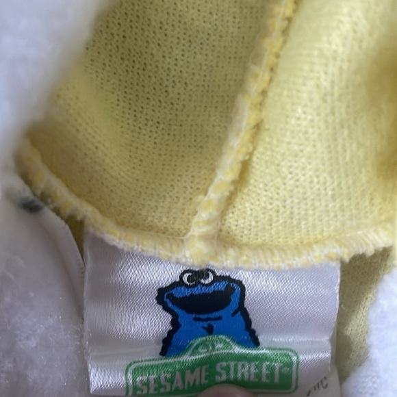 Sesame Street Vintage Baby Sleeper Zip Up Big Bird - Picture 3 of 6